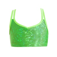 Energetiks Roxy Crop Top Adult Small; Fluro Lime