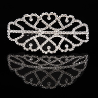 Mad Ally Medium Double Tiara Silver