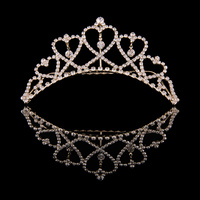 Mad Ally Medium Heart Tiara Gold