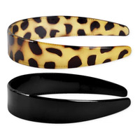 Aliceband Wide Headband; Black