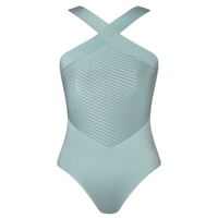 Energetiks Lara Thick Strap Camisole Leotard Adult XX- Small; Sea Mist