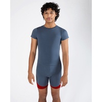 Energetiks Olympia Mens Fitted Tee; Adult Medium; Elemental Blue