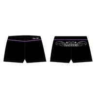 Mad Ally Dance Shorts Black/Purple