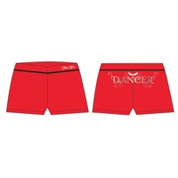 Mad Ally Dancer Shorts Red
