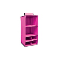 Dream Duffel Hanging Shelf Shoe Caddy; Pink