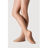 Bloch Shimmer Footed Womens Tights; Tan; Adult