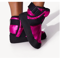 Capezio Glam Warm up bootie; LIMITED EDITION Hot Pink; Small