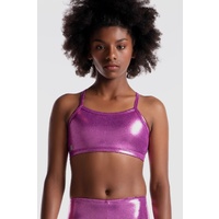 Sylvia P Boysenberry Mystique Crop Top