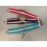 Leather Charm Bracelet Dance
