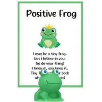 Inspirational Cards with Toy Frog