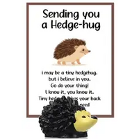 Inspirational Cards with Toy Hedgehog