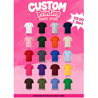 Custom Printed t-shirts