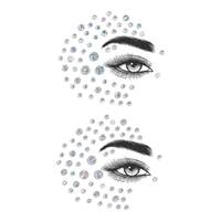Face, Eye and Body Jewels Silver