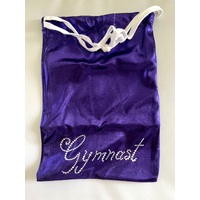 Sylvia P Purple Mystique Gymnast Drawstring Bag