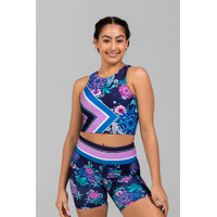 Sylvia P Harmony Reversible Cropped Singlet