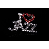 I Love Jazz Brooch