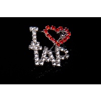 I Love Tap Brooch