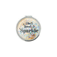 Mad Ally Compact Mirror; Don't Sweat, Sparkle