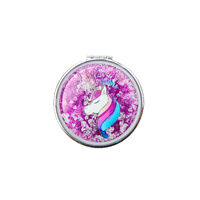 Mad Ally Compact Mirror; Unicorn Believer Purple