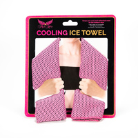 Mad Ally Cooling Ice Towel; Pink