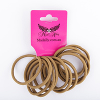Mad Ally Hair Bands Light Brown