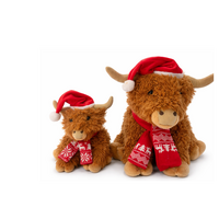 Harriett the Highland Cow Christmas Tan 42cm