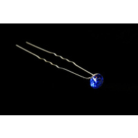 Mad Ally Diamante Bun Pin- Navy Blue