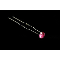 Mad Ally Diamante Bun Pin- Pink