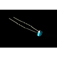 Mad Ally Diamante Bun Pin- Turquoise