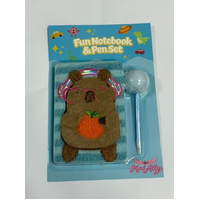 Mad Ally Fluffy Notebook - Capybara