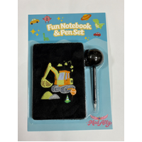 Mad Ally Fluffy Notebook - Excavator