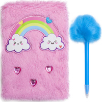 Mad Ally Fluffy Notebook - Rainbow