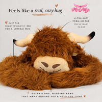 Mad Ally weighted Animals; Highland Cow 60cm
