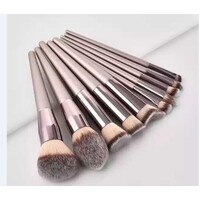 Make Up Brush 10 Piece - Champagne