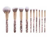 Make Up Brush 10 Piece - Liquid Glitter