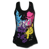 Mad Ally Black Splatter Singlet
