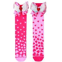 Mad Mia Heart Bows Socks