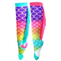 Mad Mia Mermaid Socks with Fringe