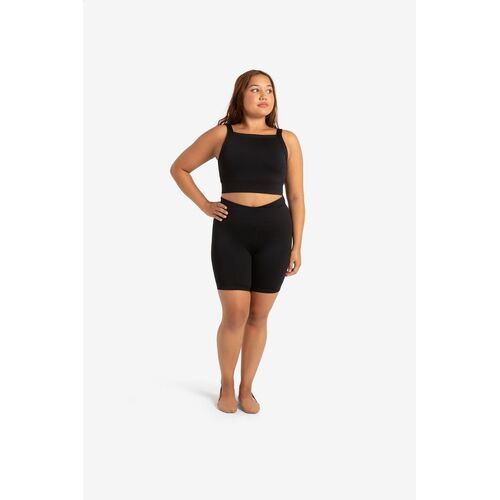 Capezio Couture Longline Bra Adult Medium; Black