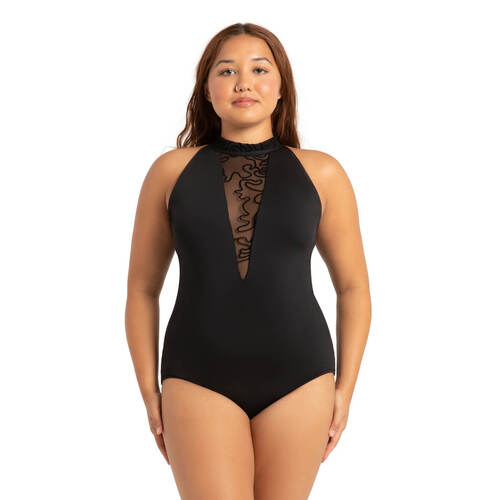 Capezio Danza Leotard Medium; Black 