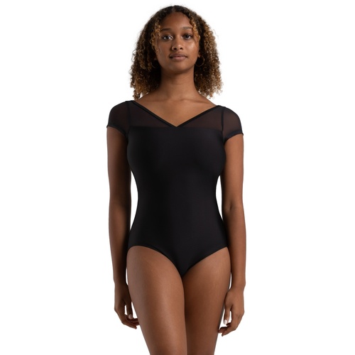 Capezio Coral Leotard; Black; Adult X- Small