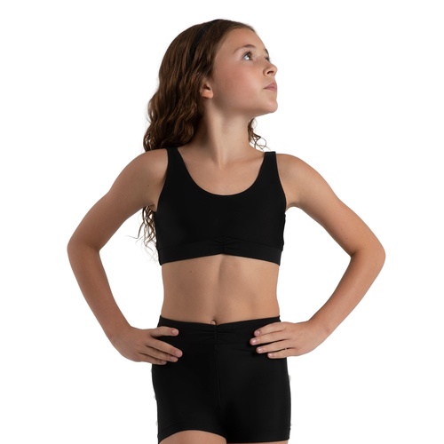 Capezio Freya Top; Black; Child Toddler