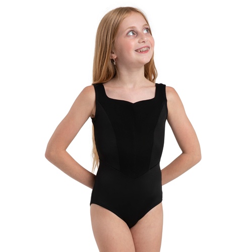 Capezio Sapphire Leotard; Black; Child Toddler