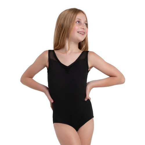 Capezio Diamond Leotard; Black; Child Toddler