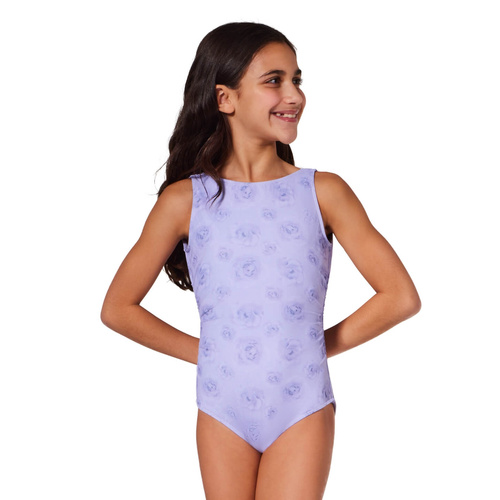 Capezio Coming Up Roses Peony Leotard; Child Toddler; Lavender