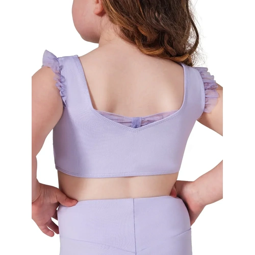 Capezio Rosy Crop Top; Lavender; Child Toddler 