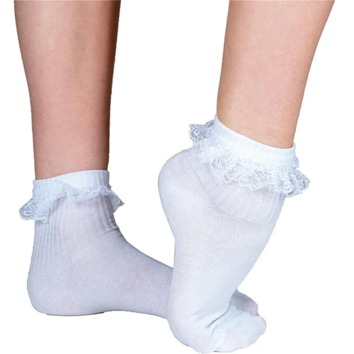 PW Socks Lace Frill Pair Toddler 13-3