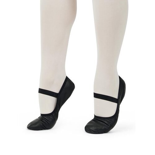 Capezio Lily Ballet Shoe Adult 5; Medium; Black