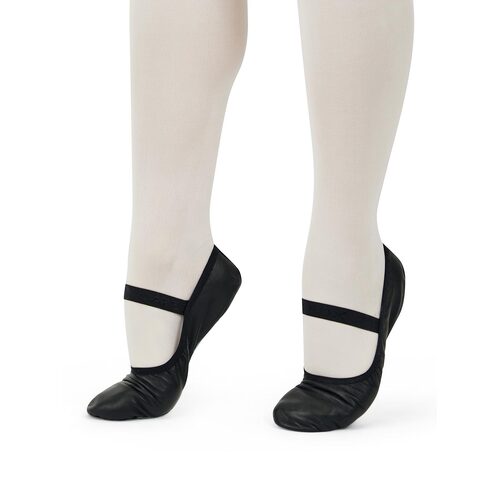 Capezio Lily Ballet Shoe Adult 6; Extra Wide; Black