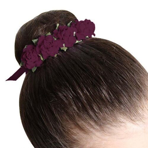 Bloch Flower Ribbons Large Burgundy